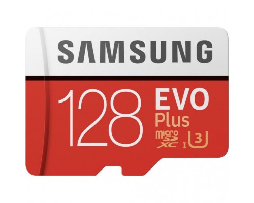 Карта пам'яті Samsung 128GB microSDXC class 10 UHS-I EVO Plus (MB-MC128HA/RU)