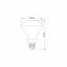 Лампочка Videx Filament R80FF 09W E27 1200K (VL-R80FF-09271)
