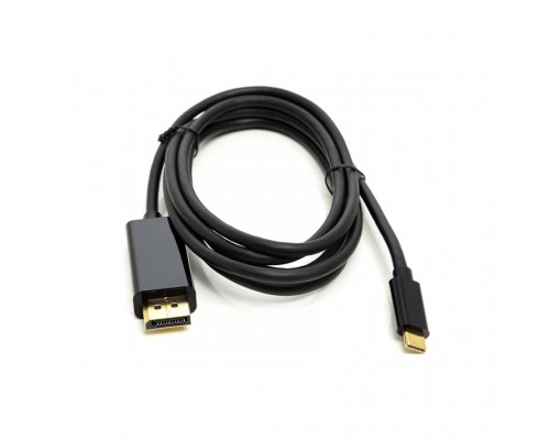 Кабель мультимедійний USB Type-C 3.1 Thunderbolt 3 (M) to DisplayPort (M) 1.8m 4K PowerPlant (CA911844)