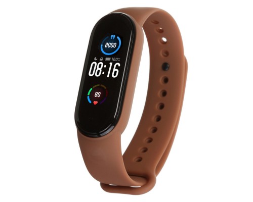 Ремінець до фітнес браслета Armorstandart для Xiaomi Mi Band 5 Brown (ARM56993)