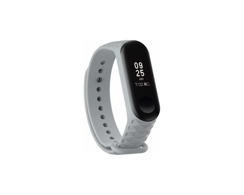 Ремінець до фітнес браслета Armorstandart Ribbed для Xiaomi Mi Band 4/3 Light Grey (ARM52103)