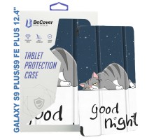 Чохол до планшета BeCover Smart Case Samsung Tab S9 Plus (SM-X810/SM-X816)/S9 FE Plus (SM-X610/SM-X616) 12.4" Good Night (710378)