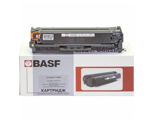 Картридж BASF для HP CLJ CP2025/CM2320, Canon 718 Black (KT-CC530A)