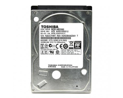 Жорсткий диск для ноутбука 2.5" 500GB TOSHIBA (# MQ01ABD050 #)