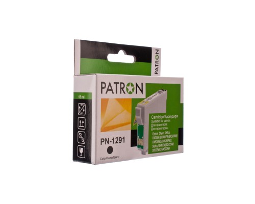 Картридж Patron EPSON BX305F/320/525/625,SX420/425/525/535/620 BLACK (T1291) (PN-1291)