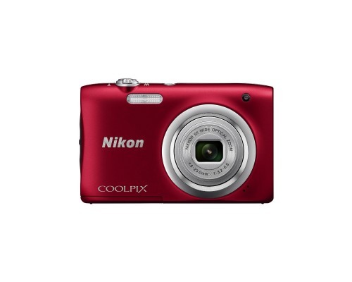 Цифровий фотоапарат Nikon Coolpix A100 Red (VNA972E1)