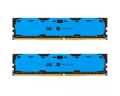 Модуль пам'яті для комп'ютера DDR4 8GB (2x4GB) 2400 MHz Iridium Blue GOODRAM (IR-B2400D464L15S/8GDC)