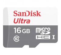 Карта пам'яті SanDisk 16GB Miсro-SDHC Class 10 UHS-I Ultra (SDSQUNS-016G-GN3MN)