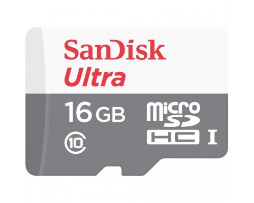 Карта пам'яті SanDisk 16GB Miсro-SDHC Class 10 UHS-I Ultra (SDSQUNS-016G-GN3MN)