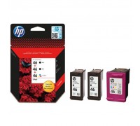 Картридж HP DJ No. 46 Ultra Ink Advantage 2Black+1Color (F6T40AE)