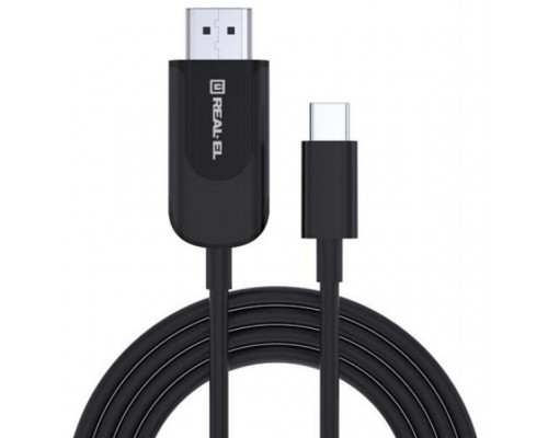 Перехідник USB Type-C to HDMI 1.8m CHD-180 4K 60Hz REAL-EL (EL123500044)