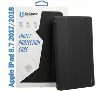 Чохол до планшета BeCover Tri Fold Soft TPU mount Apple Pencil Apple iPad 9.7 2017/2018 A1822/A1823/A1893/A1954 Black (708453)