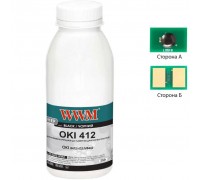 Тонер OKI B412/432/MB462 250г Black + chip WWM (TC-B412-WWM)