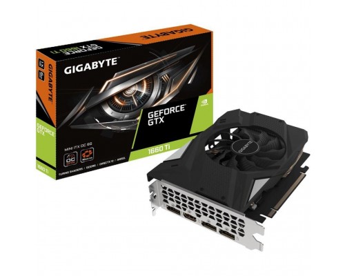 Відеокарта GIGABYTE GeForce GTX1660 Ti 6144Mb MINI ITX OC (GV-N166TIXOC-6GD)