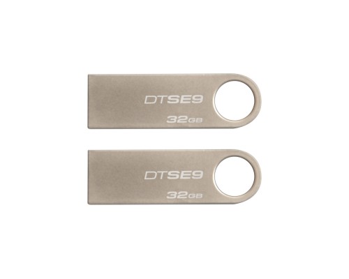 USB флеш накопичувач Kingston 2x32GB DataTraveler SE9 USB 2.0 (DTSE9H/32GB-2P)