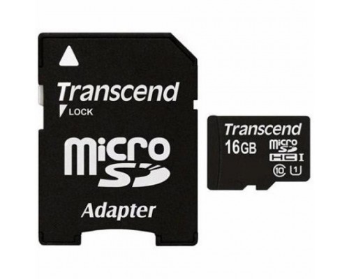 Карта пам'яті Transcend 16Gb microSDHC UHS-I (TS16GUSDU1)