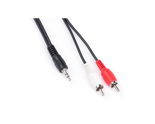 Кабель мультимедійний Jack 3.5mm male to 2xRCA 1.5m Vinga (3.5STM2RCAM01-1.5)