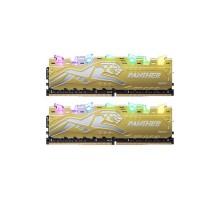 Модуль пам'яті для комп'ютера DDR4 16GB (2x8GB) 3000 MHz Panther Rage RGB Silver-Golden Apacer (EK.16G2Z.GJMK2)