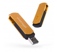 USB флеш накопичувач eXceleram 64GB P2 Series Gold/Black USB 2.0 (EXP2U2GOB64)