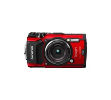 Цифровий фотоапарат Olympus TG-5 Red (Waterproof - 15m; GPS; 4K; Wi-Fi) + case (V104190RE010)