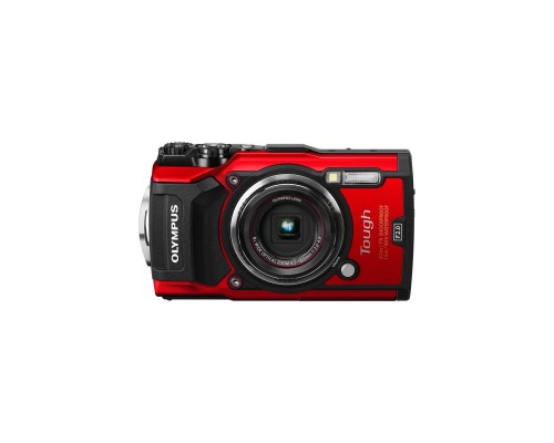 Цифровий фотоапарат Olympus TG-5 Red (Waterproof - 15m; GPS; 4K; Wi-Fi) + case (V104190RE010)