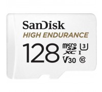 Карта пам'яті SANDISK 128GB microSDXC class 10 UHS-I U3 V30 High Endurance (SDSQQNR-128G-GN6IA)