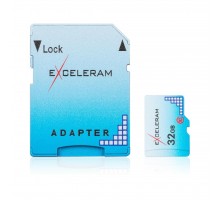 Карта пам'яті eXceleram 32GB microSD class 10 Color series (EMSD0006)