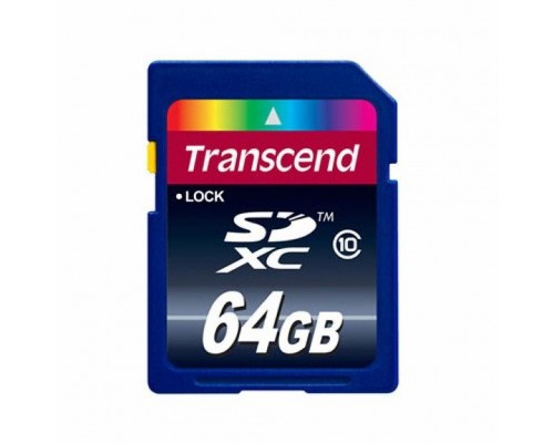 Карта памяти Transcend 64Gb SDXC class 10 (TS64GSDXC10)