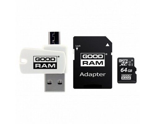 Карта памяти Goodram 64GB microSDXC class 10 UHS-I (M1A4-0640R12)