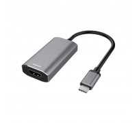 Переходник USB-C to HDMI 2.1, 0.21m, space grey 2E (2E-W1409)