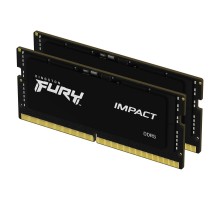 Модуль пам'яті для ноутбука SoDIMM DDR5 64GB (2x32GB) 5600 MHz FURY Impact Kingston Fury (ex.HyperX) (KF556S40IBK2-64)