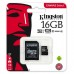 Карта пам'яті Kingston 16GB microSDHC class 10 UHS-I Canvas Select (SDCS/16GB)