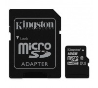 Карта пам'яті Kingston 16GB microSDHC class 10 UHS-I Canvas Select (SDCS/16GB)