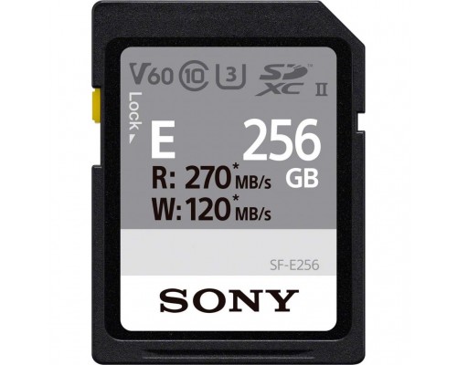 Карта пам'яті Sony 256GB SDXC class 10 UHS-II U3 V60 Entry (SFE256.AE)