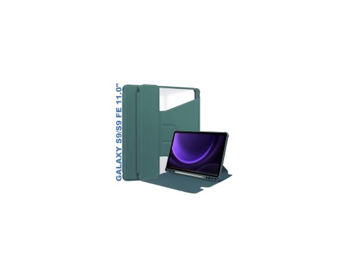 Чохол до планшета BeCover 360° Rotatable Samsung Tab S9 (SM-X710/SM-X716)/S9 FE (SM-X510/SM-X516B) 11.0" Dark Green (710434)