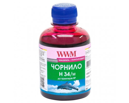 Чорнило WWM HP № 22/134/136 (8766/9361) magenta (H34/M)