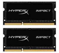 Модуль памяти для ноутбука SoDIMM DDR3L 8GB (2x4GB) 1600 MHz HyperX Impact Kingston (HX316LS9IBK2/8)