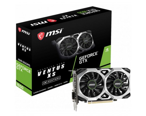 Відеокарта MSI GeForce GTX1650 4096Mb VENTUS XS OC (GTX 1650 VENTUS XS 4G OC)