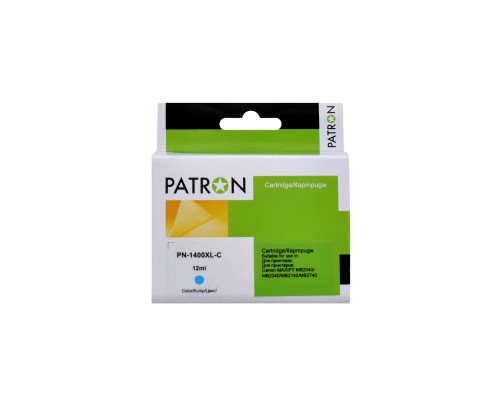 Картридж Patron Canon PGI-1400C XL (9202B001) 1200 арк (PN-1400XL-C)