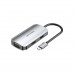 Концентратор Vention USB3.1 Type-C -> HDMI/VGA/USB 3.0/PD 100W Hub 4-in-1 (TOAHB)