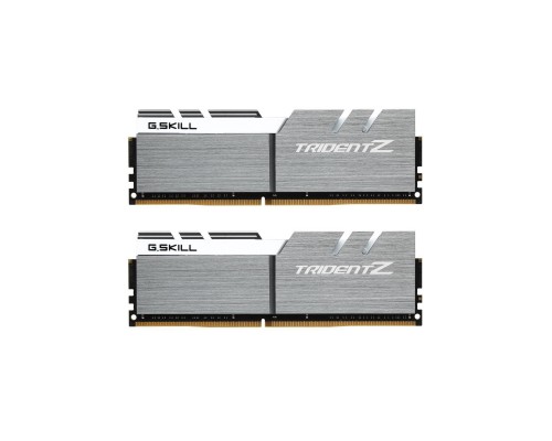 Модуль пам'яті для комп'ютера DDR4 16GB (2x8GB) 3200 MHz Trident Z Silver H/ White G.Skill (F4-3200C16D-16GTZSW)