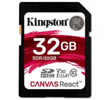 Карта пам'яті Kingston 32GB SDHC class 10 UHS-1 U3 (SDR/32GB)