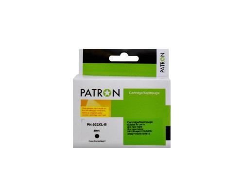 Картридж Patron HP 932XL (CN053AE/CN057AE) 1000c, Black (PN-932XL-B)