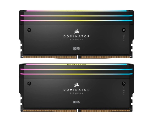 Модуль пам'яті для комп'ютера DDR5 32GB (2x16GB) 6000 MHz Dominator Titanium RGB Corsair (CMP32GX5M2B6000C30)