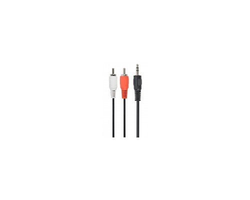 Кабель мультимедійний Jack 3.5mm папа/2RCA папа Cablexpert (CCA-458-10M)