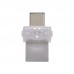 USB флеш накопичувач Kingston 64GB DataTraveler microDuo 3C USB 3.1 (DTDUO3C/64GB)