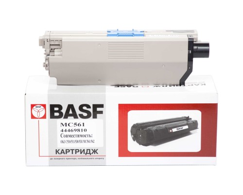 Тонер-картридж BASF OKI C510/511/530 Black 44469810 (KT-MC561K)