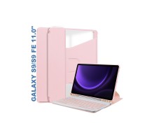 Чохол до планшета BeCover Keyboard 360° Rotatable Samsung Tab S9 (SM-X710/SM-X716)/S9 FE (SM-X510/SM-X516B) 11.0" Pink (710430)