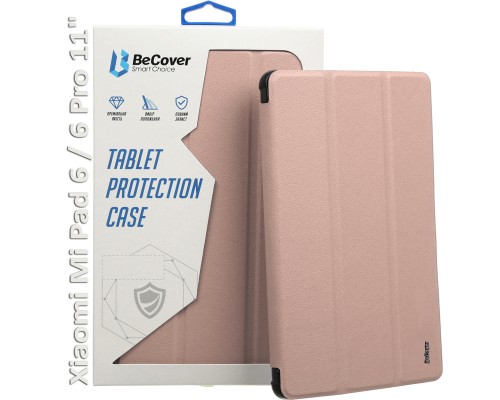 Чохол до планшета BeCover TPU Edge stylus mount Xiaomi Mi Pad 6 / 6 Pro 11" Rose Gold (709557)