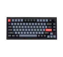 Клавіатура Keychron V1 84 Key QMK Gateron G PRO Brown Hot-Swap RGB Knob Frosted Black (V1C3_KEYCHRON)